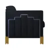 New Classic U2034-10-BLK Empire - Lighted Chair - Black