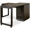 Riverside Furniture 23932 Prelude - Swivel Lift Top L-Desk - Dark Brown