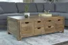 CoasterElevations 723888 Esther - 6-Drawer Solid Wood Coffee Table - Natural