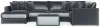 Jackson Furniture Industries 2245/37/31/59/75/12-23 Jackson Furniture Industries 2245/37/31/59/75/12-23 Remington - 5 Piece Modular Sectional (LSF Chaise) And 1 Included Cocktail Ottoman - Slate