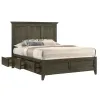 Intercon SM-BR-8865KS-GRY-C Intercon SM-BR-8865KS-GRY-C San Mateo - King Storage Bed - Gray