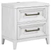 CoasterEveryday 224842 Marielle - 2-Drawer Nightstand Bedside Table - Distressed White