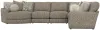 Jackson Furniture Industries 3145/73/59/31/92-28 Jackson Furniture Industries 3145/73/59/31/92-28 Turner - 5 Piece Sectional With LSF Cuddler - Mushroom