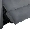 New Classic U5427-12P2-GRY Teddy - Recliner With Power Headrest & Footrest - Gray