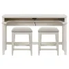 Liberty Furniture 465-OT-A3PCS Berkley Square - 3 Piece Console Set - Linen & Khaki