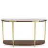 Riverside Furniture 28515 Riverside Furniture 28515 Emery - Demilune Sofa Table - Smoked Cherry