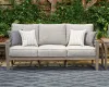 Ashley Furniture P564-838 Hillside Barn - Sofa With Cushion - Gray / Brown