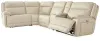 Ashley Furniture U13001S8 Ashley Furniture U13001S8 Double Deal - 5-Piece Power Reclining Sectional With Console - Almond
