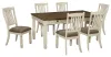 Ashley Furniture D647/25/01(6) Ashley Furniture D647/25/01(6) Bolanburg - 7 Pc. - Dining Room Table, 6 Side Chairs - Beige