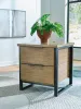 Ashley Furniture T602-3 Montia - Rectangular End Table - Light Brown