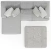 Jackson Furniture Industries 3303/75/42/28-18 Jackson Furniture Industries 3303/75/42/28-18 Logan - 2 Piece Upholstered Sectional With Comfort Coil Seating, 46