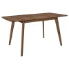 CoasterEveryday 108080-S5 Alfredo - 5 Piece Butterfly Leaf Dining Set - Natural Walnut