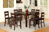 Furniture of America CM3187PT Dickinson - Counter Height Table With Leaf - Dark Cherry