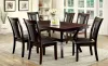 Furniture of America CM3984DK-SC-2PK Brent - Side Chair (Set of 2) - Dark Cherry / Espresso