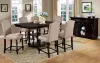 Furniture of America CM3133PT Hurdsfield - Counter Height Table - Antique Cherry