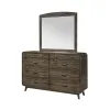 New Classic 00-1078-DM New Classic 00-1078-DM Rex  - Dresser & Mirror - Brown