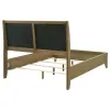 Coaster Fine Furniture 224921KW Granada - Upholstered California King Panel Bed - Natural Pine