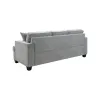 Intercon SY-SF-BWN84-GPH-C Baldwin - Sofa With 2 Pillows - Dalton Graphite