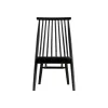 Intercon AC-CH-1189W-BLK-SU Arcadia - Rack Back Windsor Chair - Black