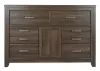 Ashley Furniture B251-31 Juararo - Six Drawer Dresser - Dark Brown