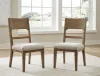 Ashley Furniture D974-01 Cabalynn - Dining Uph Side Chair (Set of 2) - Oatmeal / Light Brown