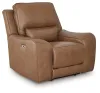Ashley Furniture PCU6260613 DeepWakes - Power Recliner / Adjustable Headrest - Caramel
