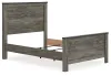 Ashley Furniture B4480B19 Ashley Furniture B4480B19 Frandern - Full Panel Bed - Black / Gray