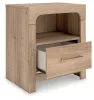 Ashley Furniture PCB1360-91 Kinlanni - One Drawer Night Stand - Tan