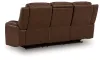 Ashley Furniture PCU1160215A Knightington - Power Reclining Sofa With Audio Seating - Brown