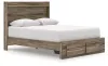 Ashley Furniture PCB2005B4 Ashley Furniture PCB2005B4 Elbrim - Queen Panel Storage Bed - Brown