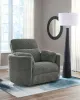 Ashley Furniture PC8630495 Gosaldo - Swivel Glider Power Recliner - Lead