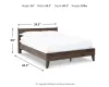 Ashley Furniture EB3660B2 Calverson - Full Panel Platform Bed - Mocha