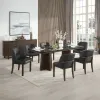 ACME DN07341 ACME DN07341 Estella - Side Chair (Set of 2) - Black & Walnut