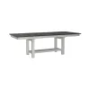 Liberty Furniture 182-CD-TRS Brook Bay - Trestle Table - Textured White / Carbon Gray