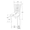 CoasterEveryday 150152 Gomez - 5 Piece Rectangular Dining Table Set - Cappuccino