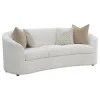 CoasterEssence 509171-S2 Rainn - 2 Piece Boucle Upholstered Sloped Arm Sofa Set - Latte