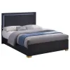 Coaster Fine Furniture 222831KE Marceline - Wood Eastern King LED Panel Bed - Black