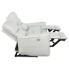 Coaster Fine Furniture 610261P Greenfield - Upholstered Power Reclining Sofa - Ivory