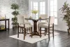 Furniture of America CM3018PT Glenbrook - Counter Height Table - Brown Cherry