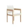 New Classic G5511-72-WHT Wesley - Patio Side Chair With Cushion - White