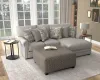 Jackson Furniture Industries 3345/46/76/12-26 Livingston - 2 Piece Sofa Chaise With Comfort Coil Seating, 40