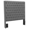 CoasterEssence 300621KWB1 Camille - Upholstered California King Panel Headboard - Gray
