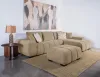 Coaster Fine Furniture 509964 Octavia - Upholstered Rectangular Ottoman - Camel