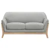 Coaster Fine Furniture 511072 Vaughn - Fabric Upholstered Flared Arm Loveseat - Gray