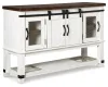 Ashley Furniture D546-60 Valebeck - Dining Room Server - White / Brown