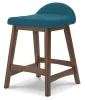 Ashley Furniture D615-324 Lyncott - Upholstered Barstool (Set of 2) - Blue / Brown