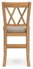 Ashley Furniture D773-124 Havonplane - Upholstered Barstool (Set of 2) - Brown