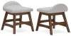 Ashley Furniture H615-01 Lyncott - Home Office Desk Chair - Light Gray / Brown