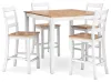 Ashley Furniture D398-223 Ashley Furniture D398-223 Gesthaven - Dining Room Counter Table Set (Set of 5) - Natural / White