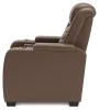 Ashley Furniture U1060113 High Impact - Power Recliner / Adj Headrest - Tobacco